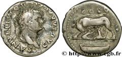 DOMITIEN (12/69-18/09/96) Titus Flavius Domitianus César sous Vespasien (12/69-24/06/79) Denier 77 N° brm_190469 Date : 77 Nom de l'atelier : Rome Métal : argent Diamètre : 17,5mm Axe des coins : 6h. 