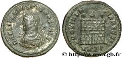 CRISPUS (1/04/317-09/326) Flavius Julius Crispus César (317-326) Centenionalis ou nummus 317 N° brm_192229 Date : 317 Nom de l'atelier : Héraclée Métal : cuivre Diamètre : 19mm Axe des coins : 6h. Poi