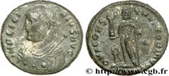 LICINIUS Ier (11/08/308-09/324) Valerius Licinianus Licinius Follis ou nummus 317-320 N° brm_192334 Date : 317-320 Nom de l'atelier : Cyzique Métal : cuivre Diamètre : 17,50mm Axe des coins : 6h. Poid