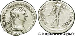 TRAJAN (27/10/97-8/08/117) Marcus Ulpius Traianus Auguste (25/01/98-8/08/117) Denier 116 N° brm_192953 Date : 116 Nom de l'atelier : Rome Métal : argent Diamètre : 18,5mm Axe des coins : 7h. Poids : 3