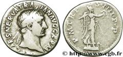 TRAJAN (27/10/97-8/08/117) Marcus Ulpius Traianus Auguste (25/01/98-8/08/117) Denier 102 N° brm_193000 Date : 102 Nom de l'atelier : Rome Métal : argent Diamètre : 17,5mm Axe des coins : 6h. Poids : 3