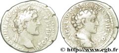 ANTONIN et MARC AURELE CESAR (140-161) Antoninus Pius, Marcus Aurelius Cوsar Denier 141 N° brm_193298 Date : 141 Nom de l'atelier : Rome Métal : argent Diamètre : 17mm Axe des coins : 6h. Poids : 3,10