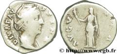 FAUSTINE MERE (+141) Annia Galeria Faustina Consécration d'Antonin le Pieux Denier c. après 148 N° brm_194169 Date : c. après 148 Nom de l'atelier : Rome Métal : argent Diamètre : 17mm Axe des coins :