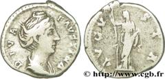 FAUSTINE MERE (+141) Annia Galeria Faustina Consécration d'Antonin le Pieux Denier c. après 147 N° brm_195003 Date : c. après 147 Nom de l'atelier : Rome Métal : argent Diamètre : 17,5mm Axe des coins