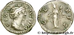 FAUSTINE MERE (+141) Annia Galeria Faustina Consécration d'Antonin le Pieux Denier c. après 148 N° brm_195121 Date : c. après 148 Nom de l'atelier : Rome Métal : argent Diamètre : 18mm Axe des coins :