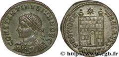 CONSTANTIN II (1/03/317-04/340) Flavius Claudius Julius Constantinus César (1/03/317-9/09/337) Centenionalis ou nummus 325-326 N° brm_196789 Date : 325-326 Nom de l'atelier : Antioche Métal : cuivre D