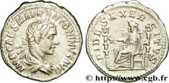 ELAGABAL (16/05/218-12/03/222) Marcus Aurelius Antoninus Denier 218 N° brm_197141 Date : 218 Nom de l'atelier : Rome Métal : argent Diamètre : 19mm Axe des coins : 12h. Poids : 2,77g. Degré de rareté 