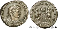 CONSTANCE II (8/11/324-3/11/361) Flavius Julius Valerius Constantius César (8/11/324-9/09/337) Centenionalis ou nummus 330-333 N° brm_197239 Date : 330-333 Nom de l'atelier : Antioche Métal : cuivre D