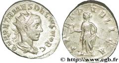 HERENNIUS ETRUSCUS (printemps 250-06/251) Quintus Herennius Etruscus Messius Decius Fils de Trajan Dèce - César (250-251) Antoninien 250-251 N° brm_198880 Date : 250-251 Nom de l'atelier : Rome Métal 