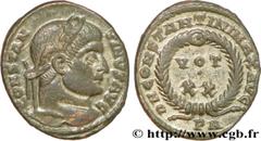 CONSTANTIN Ier LE GRAND (25/07/306-22/05/337) Flavius Valerius Constantinus Auguste (25/12/307-22/05/337) Centenionalis ou nummus 320-321 N° brm_199041 Date : 320-321 Nom de l'atelier : Arles Métal : 