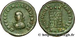 LICINIUS II (1/04/317-09/324) Flavius Valerius Constantinus Licinianus Licinius César (317-324) Follis ou nummus 317 N° brm_199352 Date : 317 Nom de l'atelier : Héraclée Métal : cuivre Diamètre : 19mm