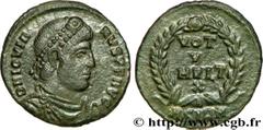 JOVIEN (27/06/363-17/02/364) Flavius Claudius Jovianus Maiorina ou nummus, (PB, ئ 3) 363-364 N° brm_202227 Date : 363-364 Nom de l'atelier : Sirmium Métal : cuivre Diamètre : 20mm Axe des coins : 6h. 