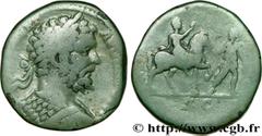 SEPTIME SEVERE (13/04/193-4/02/211) Lucius Septimius Severus Sesterce 196 N° brm_203503 Date : 196 Nom de l'atelier : Rome Métal : cuivre Diamètre : 29,5mm Axe des coins : 12h. Poids : 20,58g. Degré d