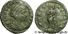 THEODORA (circa +330) Flavia Maximiana Theodora Femme de Constance Ier, grand-mère de Delmace et d'Hanniballien Centenionalis ou nummus 337-340 N° brm_203590 Date : 337-340 Nom de l'atelier : Constant