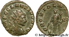 CLAUDE II LE GOTHIQUE (09/268-06-08/270) Marcus Aurelius Claudius Antoninien 268-269 N° brm_204190 Date : 268-269 Nom de l'atelier : Rome Métal : billon Diamètre : 21mm Axe des coins : 12h. Poids : 3,