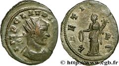 CLAUDE II LE GOTHIQUE (09/268-06-08/270) Marcus Aurelius Claudius Antoninien 269 N° brm_204194 Date : 269 Nom de l'atelier : Siscia Métal : billon Diamètre : 21mm Axe des coins : 6h. Poids : 3,29g. Et