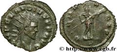CLAUDE II LE GOTHIQUE (09/268-06-08/270) Marcus Aurelius Claudius Antoninien 269 N° brm_204238 Date : 269 Nom de l'atelier : Milan Métal : billon Diamètre : 19mm Axe des coins : 6h. Poids : 3,40g. Deg