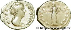 FAUSTINE MERE (+141) Annia Galeria Faustina Consécration d'Antonin le Pieux Denier 147 N° brm_205059 Date : 147 Nom de l'atelier : Rome Métal : argent Diamètre : 17,5mm Axe des coins : 6h. Poids : 3,2