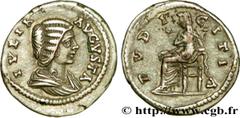 JULIA DOMNA (+217) Julia Domna Augusta (194-217) Denier 196-202 N° brm_205166 Date : 196-202 Nom de l'atelier : Laodicée Métal : argent Diamètre : 19mm Axe des coins : 12h. Poids : 2,96g. Degré de rar
