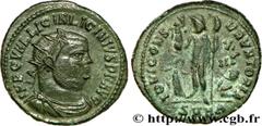 LICINIUS Ier (11/08/308-09/324) Valerius Licinianus Licinius Follis ou nummus 321-324 N° brm_205310 Date : 321-324 Nom de l'atelier : Héraclée Métal : cuivre Diamètre : 20mm Axe des coins : 12h. Poids
