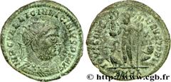 LICINIUS Ier (11/08/308-09/324) Valerius Licinianus Licinius Follis ou nummus 321-324 N° brm_205319 Date : 321-324 Nom de l'atelier : Héraclée Métal : cuivre Diamètre : 19,5mm Axe des coins : 12h. Poi