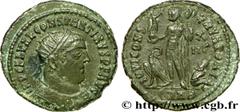 LICINIUS Ier (11/08/308-09/324) Valerius Licinianus Licinius Follis ou nummus 321-324 N° brm_205346 Date : 321-324 Nom de l'atelier : Héraclée Métal : cuivre Diamètre : 19,5mm Axe des coins : 11h. Poi