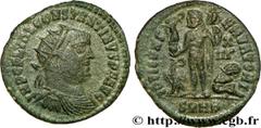 LICINIUS Ier (11/08/308-09/324) Valerius Licinianus Licinius Follis ou nummus 321-324 N° brm_205350 Date : 321-324 Nom de l'atelier : Héraclée Métal : cuivre Diamètre : 18,5mm Axe des coins : 6h. Poid