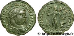 LICINIUS Ier (11/08/308-09/324) Valerius Licinianus Licinius Follis ou nummus 321-324 N° brm_205360 Date : 321-324 Nom de l'atelier : Héraclée Métal : cuivre Diamètre : 19mm Axe des coins : 12h. Poids