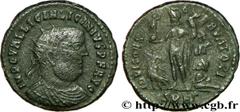 LICINIUS Ier (11/08/308-09/324) Valerius Licinianus Licinius Follis ou nummus 321-324 N° brm_205367 Date : 321-324 Nom de l'atelier : Héraclée Métal : cuivre Diamètre : 19mm Axe des coins : 6h. Poids 