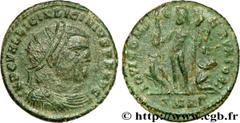 LICINIUS Ier (11/08/308-09/324) Valerius Licinianus Licinius Follis ou nummus 321-324 N° brm_205368 Date : 321-324 Nom de l'atelier : Héraclée Métal : cuivre Diamètre : 19mm Axe des coins : 12h. Poids