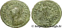 LICINIUS II (1/04/317-09/324) Flavius Valerius Constantinus Licinianus Licinius César (317-324) Follis ou nummus 321-324 N° brm_205522 Date : 321-324 Nom de l'atelier : Héraclée Métal : cuivre Diamètr