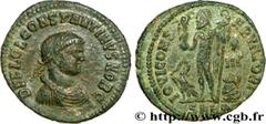 CONSTANTIN II (1/03/317-04/340) Flavius Claudius Julius Constantinus César (1/03/317-9/09/337) Follis ou nummus 321-324 N° brm_205552 Date : 321-324 Nom de l'atelier : Héraclée Métal : cuivre Diamètre