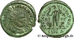 LICINIUS Ier (11/08/308-09/324) Valerius Licinianus Licinius Follis ou nummus 321-324 N° brm_205633 Date : 321-324 Nom de l'atelier : Cyzique Métal : cuivre Diamètre : 20mm Axe des coins : 12h. Poids 