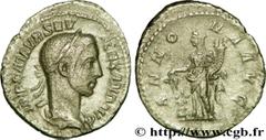 ALEXANDRE SEVERE (10/05/221-22/03/235) Marcus Aurelius Severus Alexander Auguste (13/03/222-22/02/235) Denier 226 N° brm_206248 Date : 226 Nom de l'atelier : Rome Métal : argent Diamètre : 20,5mm Axe 