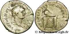DOMITIEN (12/69-18/09/96) Titus Flavius Domitianus César sous Titus (24/06/79-13/09/81) Denier 80 N° brm_206389 Date : 80 Nom de l'atelier : Rome Métal : argent Diamètre : 19mm Axe des coins : 6h. Poi