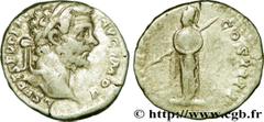 SEPTIME SEVERE (13/04/193-4/02/211) Lucius Septimius Severus Denier 195 N° brm_208023 Date : 195 Nom de l'atelier : Rome Métal : argent Diamètre : 17,5mm Axe des coins : 6h. Poids : 2,74g.   Etat de c
