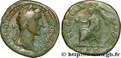 ANTONIN LE PIEUX (25/02/138-7/03/161) Titus Aurelius Fulvus Boionius Arrius Antoninus Auguste (10/07/138-7/03/161) Sesterce 152 N° brm_208124 Date : 152 Nom de l'atelier : Rome Métal : cuivre Diamètre