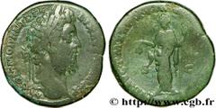 COMMODE (166-31/12/192) Lucius Aurelius Commodus Auguste (17/03/180-31/12/192) Sesterce 190 N° brm_208522 Date : 190 Nom de l'atelier : Rome Métal : cuivre Diamètre : 30,5mm Axe des coins : 6h. Poids 
