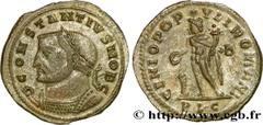 CONSTANCE Ier CHLORE (1/03/293-25/07/306) Flavius Valerius Constantius César (1/03/293-1/05/305) Follis ou nummus 300 - mi 304 N° brm_210098 Date : 300 - mi 304 Nom de l'atelier : Lyon Métal : cuivre 