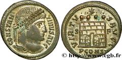 CONSTANTIN Ier LE GRAND (25/07/306-22/05/337) Flavius Valerius Constantinus Auguste (25/12/307-22/05/337) Centenionalis ou nummus 328-329 N° brm_210123 Date : 328-329 Nom de l'atelier : Arles Métal : 