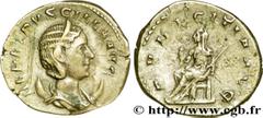 ETRUSCILLE (+251) Herennia Cupressenia Etruscilla Femme de Trajan Dèce, mère d'Hérennius Etruscus et d'Hostilien - Augusta (249-251) Antoninien 250 N° brm_210671 Date : 250 Nom de l'atelier : Rome Mét