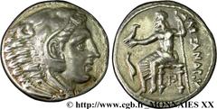 ROYAUME DE MACEDOINE - PHILIPPE III ARRHIDEE(323-316 avant J.-C.)Monnayage au nom et au type d'Alexandre III le Grand Tétradrachme N° v20_0034    Date : c. 320-317 AC. Nom de l'atelier : Macédoine, Am