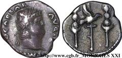 NERON(13/10/54-9/06/68)Nero Claudius Cوsar Drusus Germanicus Denier N° v21_2354    Date : 68 Nom de l'atelier : Rome Métal : argent Diamètre : 17mm Axe des coins : 6h. Poids : 3,50g. Degré de rareté :
