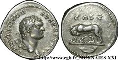 DOMITIEN(12/69-18/09/96)Titus Flavius DomitianusCésar sous Vespasien (12/69-24/06/79) Denier N° v21_2422    Date : 77 Nom de l'atelier : Rome Métal : argent Diamètre : 19mm Axe des coins : 5h. Poids :