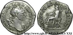 TRAJAN et TRAJAN PERE(115)Marcus Ulpius Traianus Pater et Marcus Ulpius Traianus Denier N° v21_2491    Date : 115 Nom de l'atelier : Rome Métal : argent Diamètre : 19,5mm Axe des coins : 6h. Poids : 3