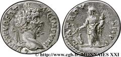 SEPTIME SEVERE(13/04/193-4/02/211)Lucius Septimius Severus Denier N° v21_2735    Date : 197 Nom de l'atelier : Syrie, Séleucie et Piérie, Laodicée, (Laodicea ad Mare) Métal : argent Diamètre : 17,5mm 