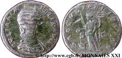 JULIA DOMNA(+217) Julia DomnaAugusta(194-217) Dupondius, (MB, ئ 25) N° v21_2779    Date : 213 Nom de l'atelier : Rome Métal : bronze Diamètre : 25mm Axe des coins : 12h. Poids : 12,77g. Degré de raret
