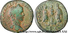 GETA(06/198-26/02/212)Lucius puis Publius Septimius GetaAuguste(fin 209-26/02/212) Sesterce, (GB, ئ 30) N° v21_2848    Date : 210 Nom de l'atelier : Rome Métal : cuivre Diamètre : 29,5mm Axe des coins