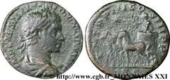 ELAGABAL(16/05/218-12/03/222)Marcus Aurelius Antoninus As, (MB, ئ 25) N° v21_2905    Date : 220 Nom de l'atelier : Rome Métal : cuivre Diamètre : 24,5mm Axe des coins : 10h. Poids : 10,95g. Degré de r