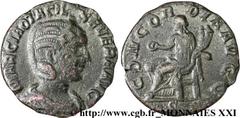 OTACILIA SEVERA(+249)Marcia Otacilia SeveraFemme de Philippe Ier, mère de Philippe II - Augusta (244-249) Moyen bronze, dupondius ou as, (MB, ئ 24) N° v21_3063    Date : 246 Nom de l'atelier : Rome Mé